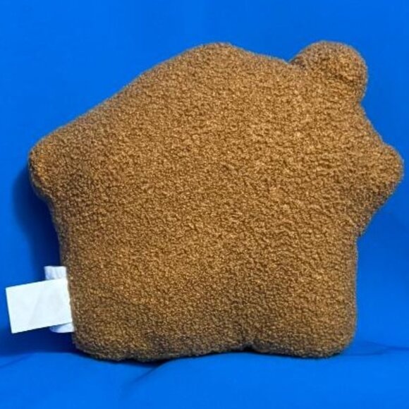 NEW SET OF 2 SHERPA GINGERBREAD HOUSE DECORATIVE HOLIDAY / CHRISTMAS PILLOWS NWT - Picture 3 of 13